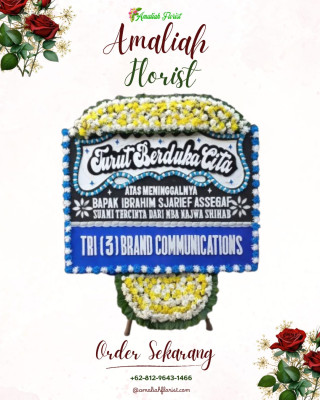 Papan Bunga Duka di Bukit Timah