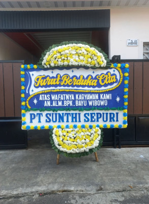 Papan Bunga Duka di Bukit Timah