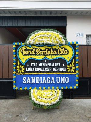 Papan Bunga Duka di Bukit Timah